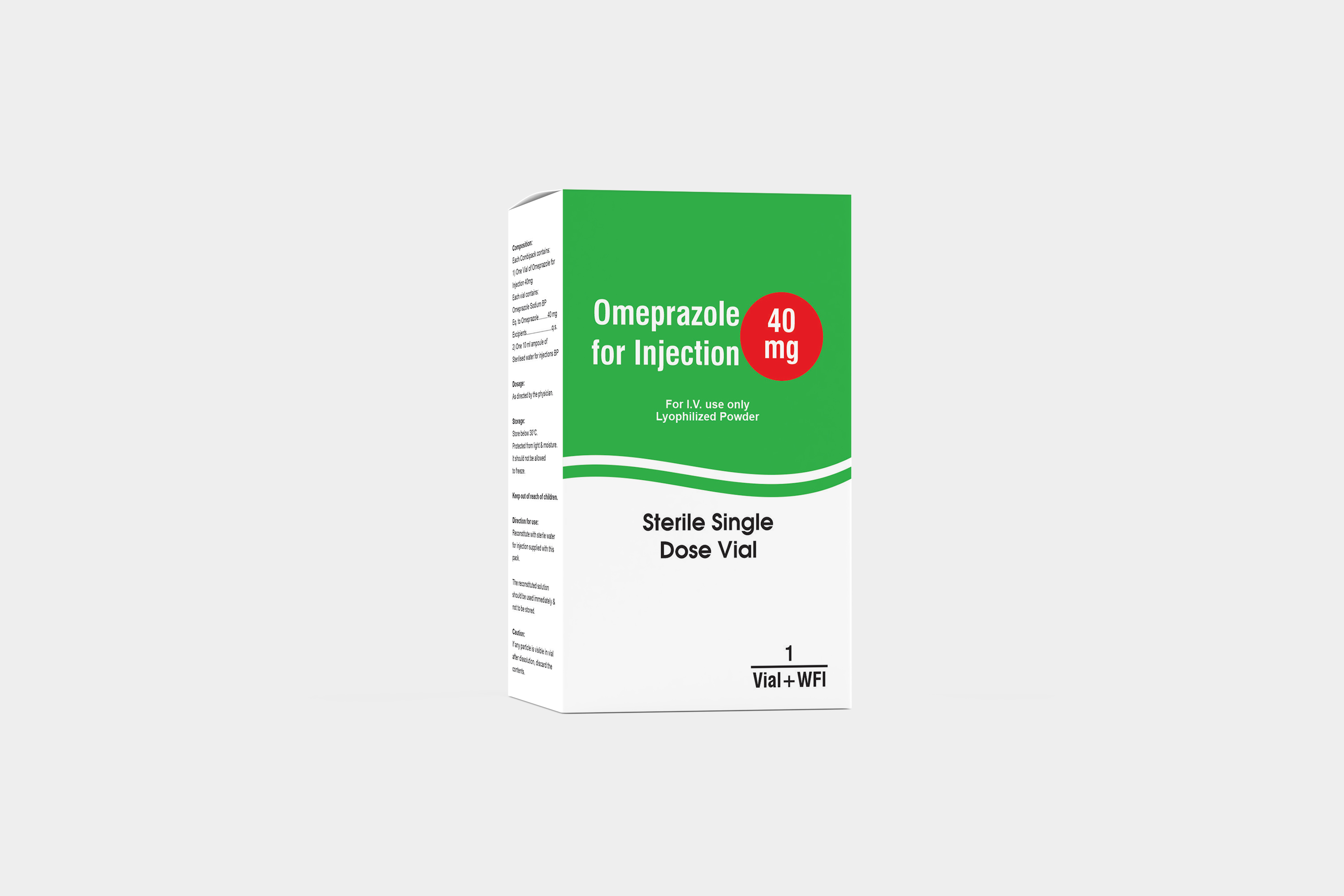 Omeprazole For injection  40mg